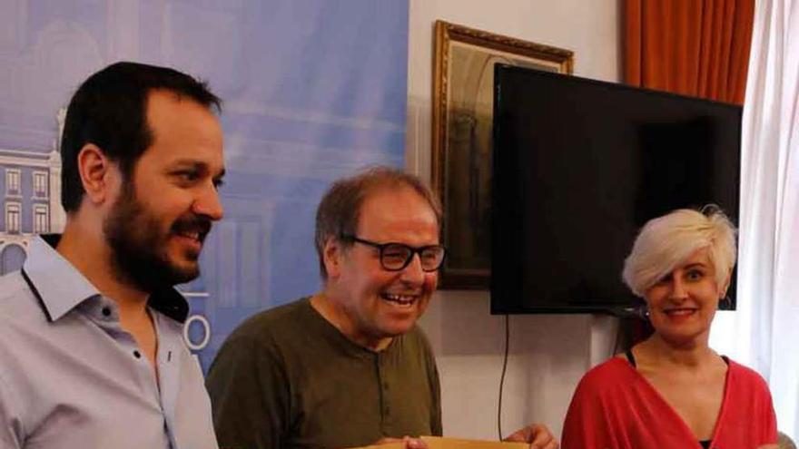 Iván Martínez, Christoph Strieder y Tránsito Andrés.