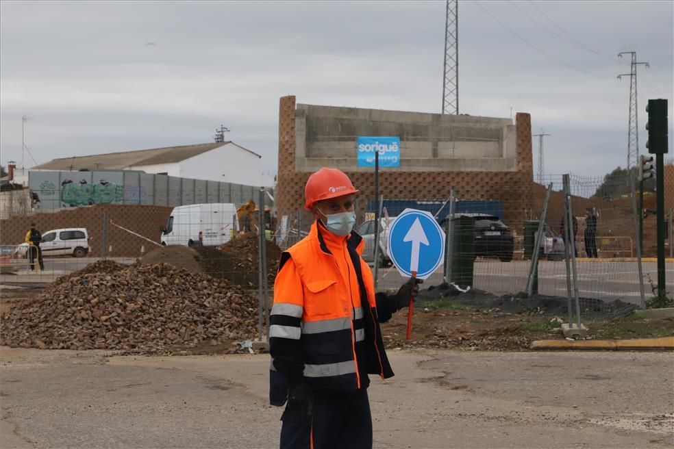 Imágenes de la evolución de las obras de la Ronda Norte