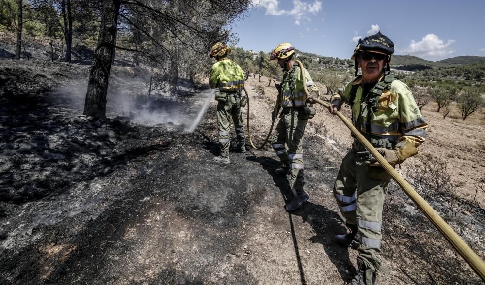 Incendio en La Torre de les Maçanes