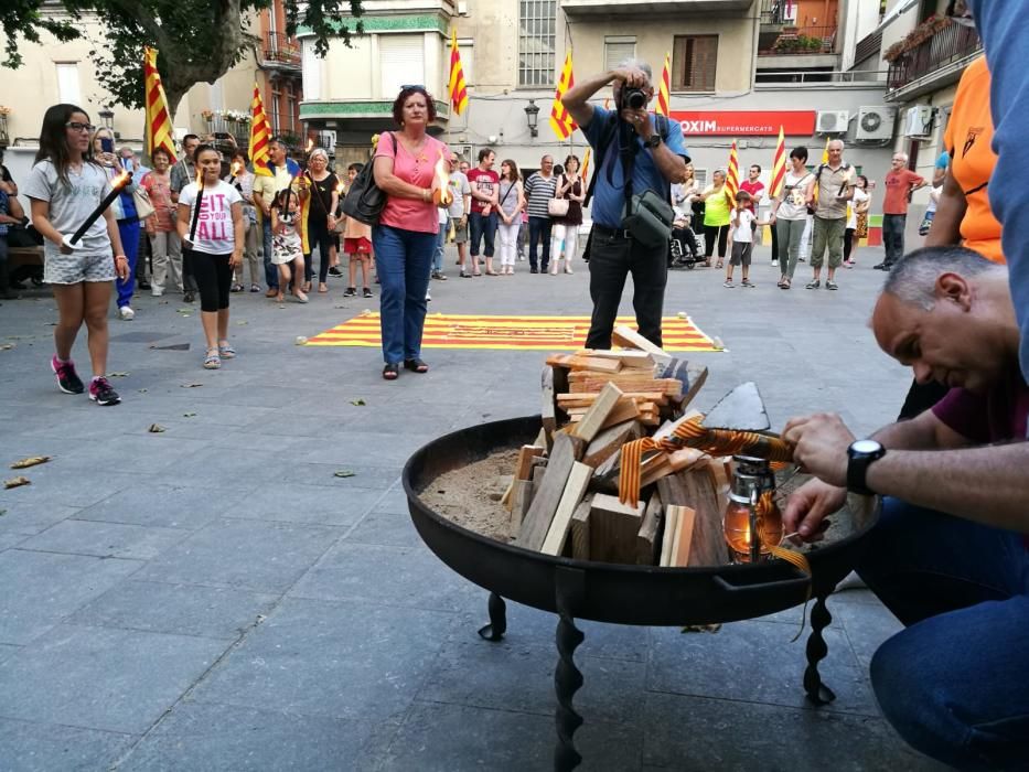 La Flama del Canigó arriba a Sant Vicenç