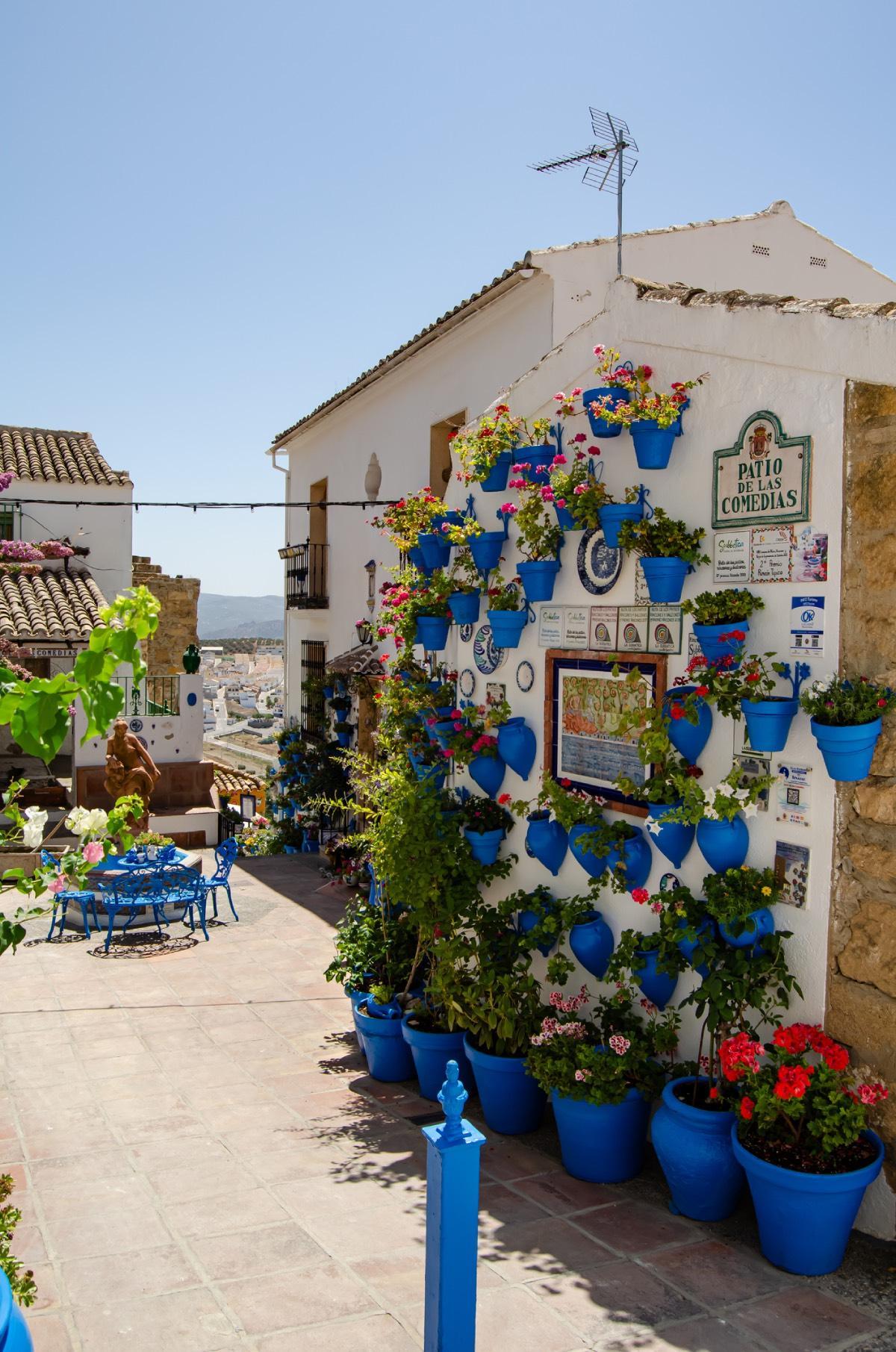 Patio de las Comedias en Iznájar (Córdoba)