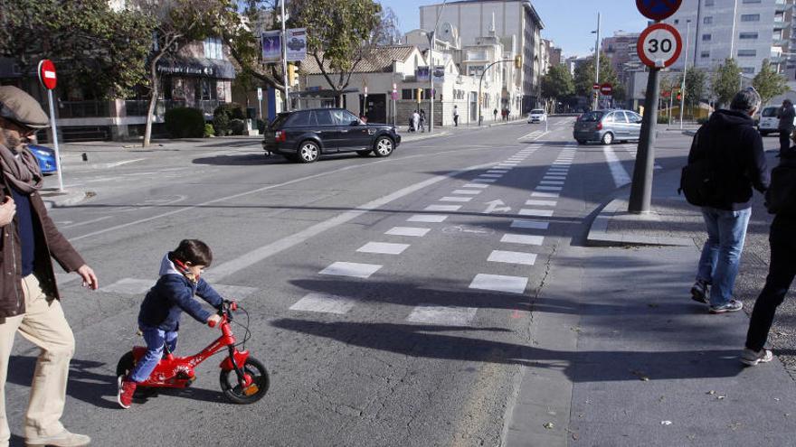 Girona allargarà el carril bici del carrer Santa Eugènia de la Punxa fins als Maristes