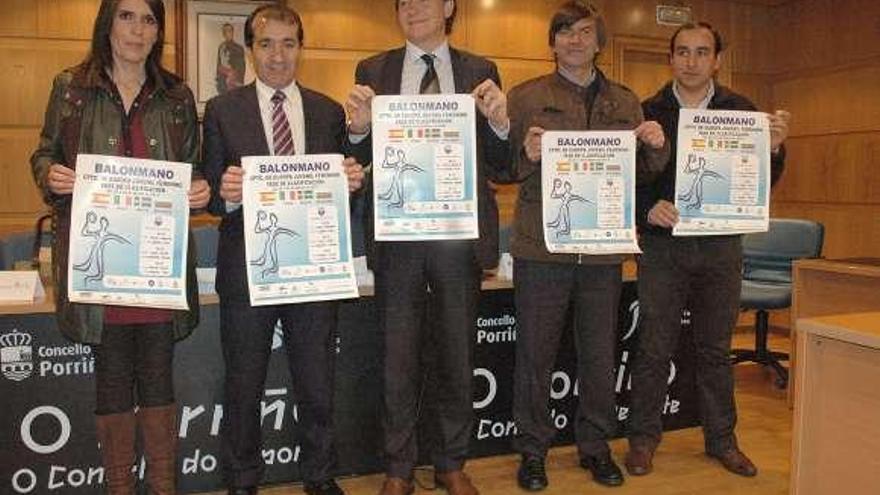 Acto de presentación del evento, en O Porriño.