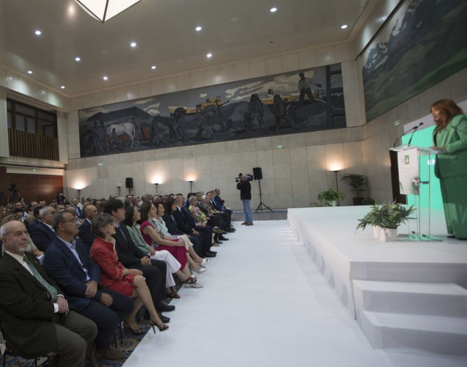 Arancha Nieto fue la presentadora del acto.