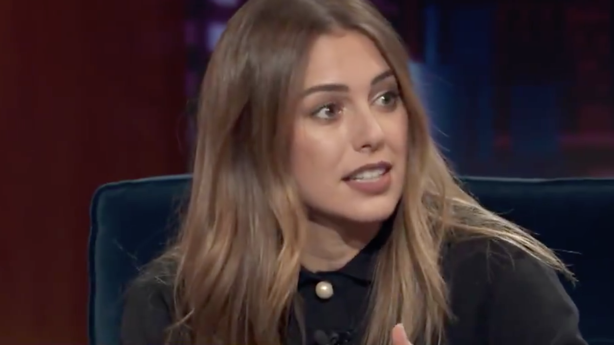 Blanca Suárez durante la entrevista en 'Late Motiv'