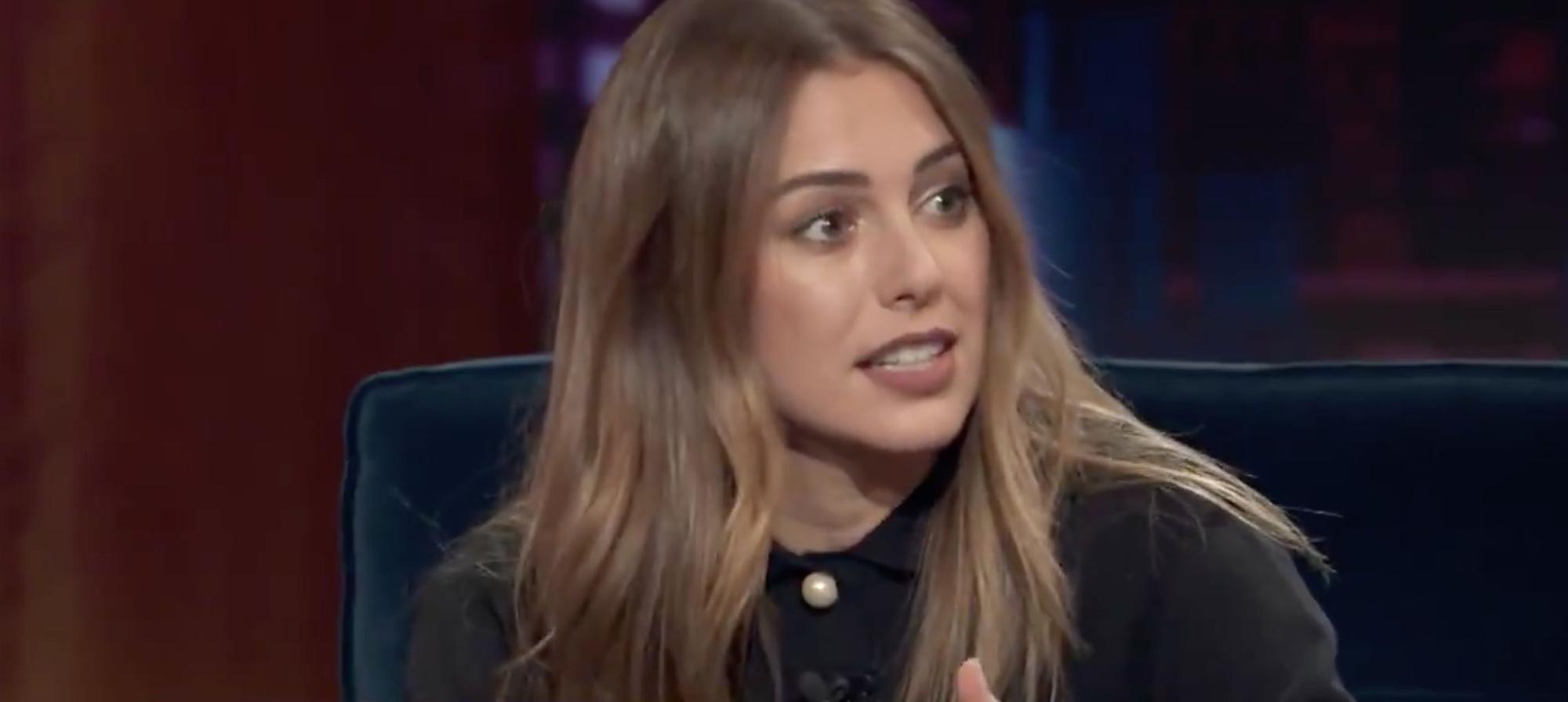 Blanca Suárez durante la entrevista en 'Late Motiv'