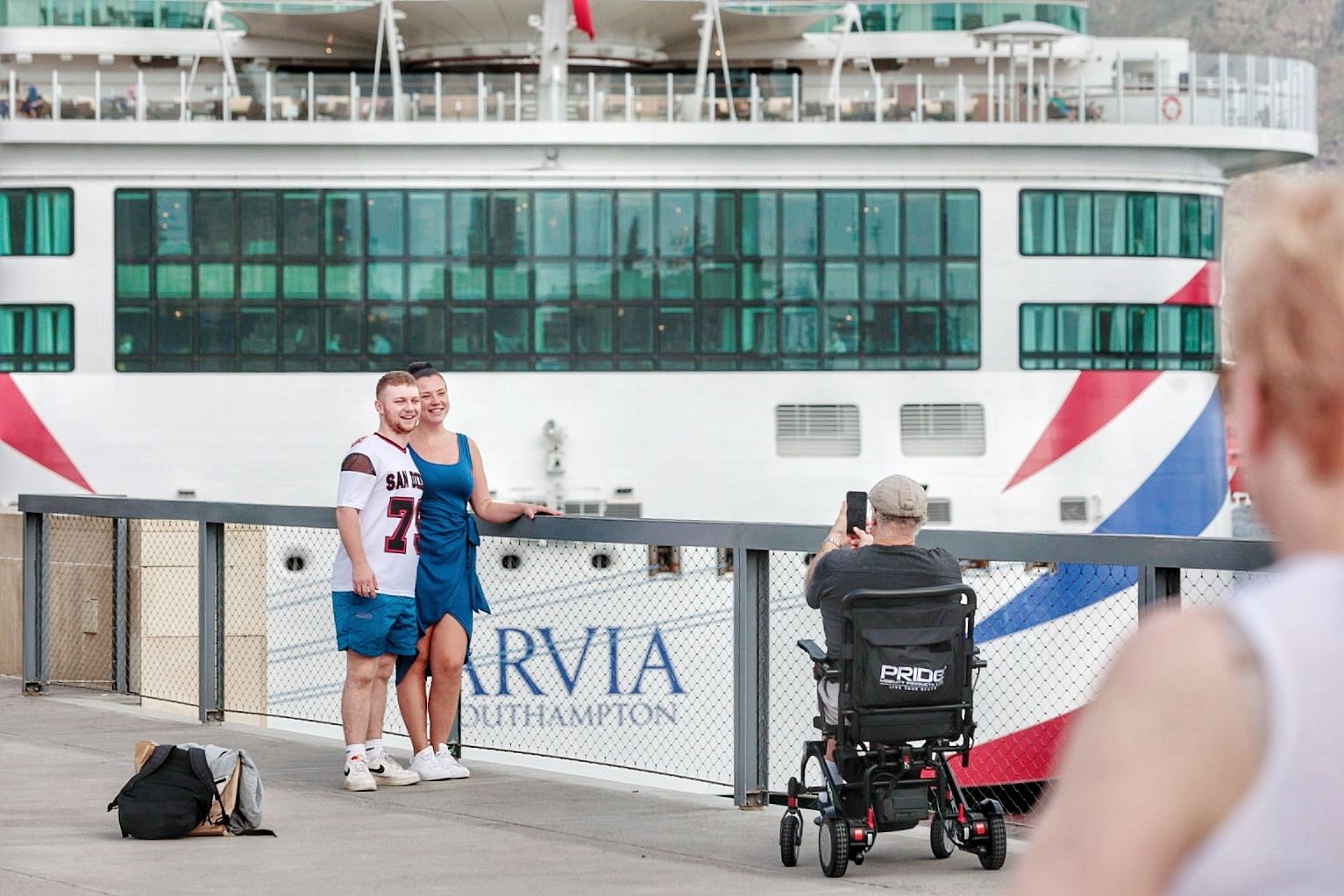 Llegada de más 8.000 cruceristas al Puerto de Santa Cruz