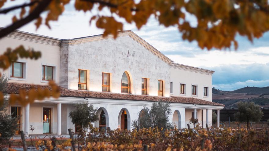 Una panorámica de la bodega Emina, de Ribera del Duero.