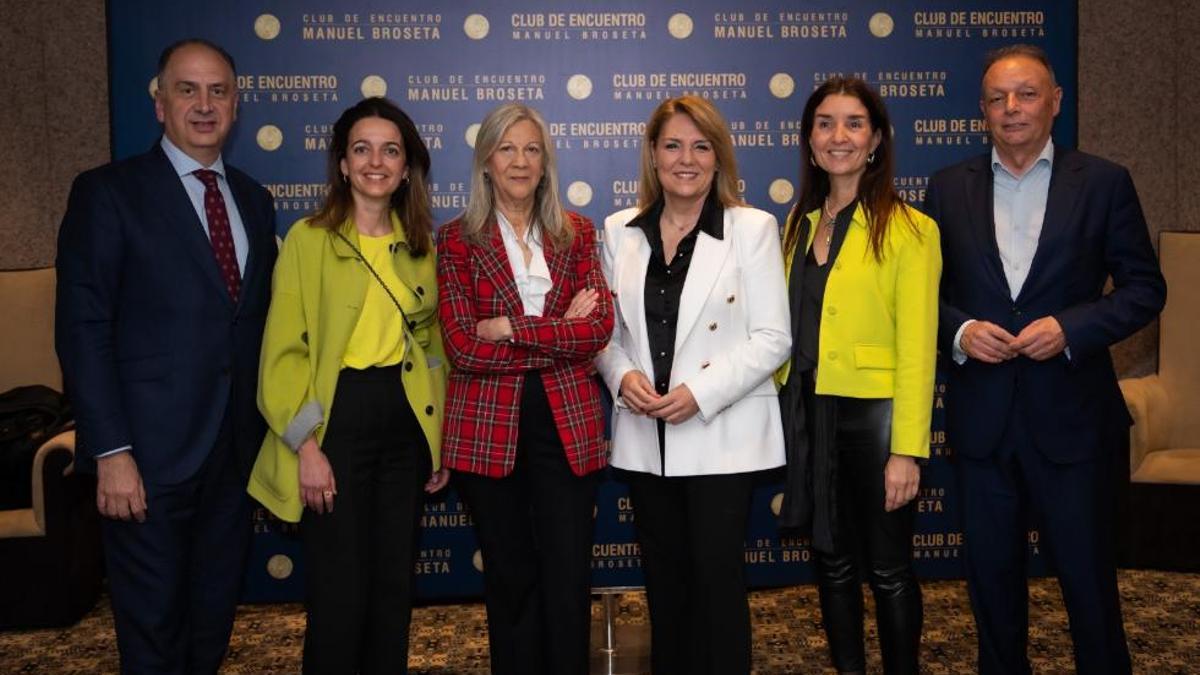 Un momento del acto en el que participó Susana Camarero