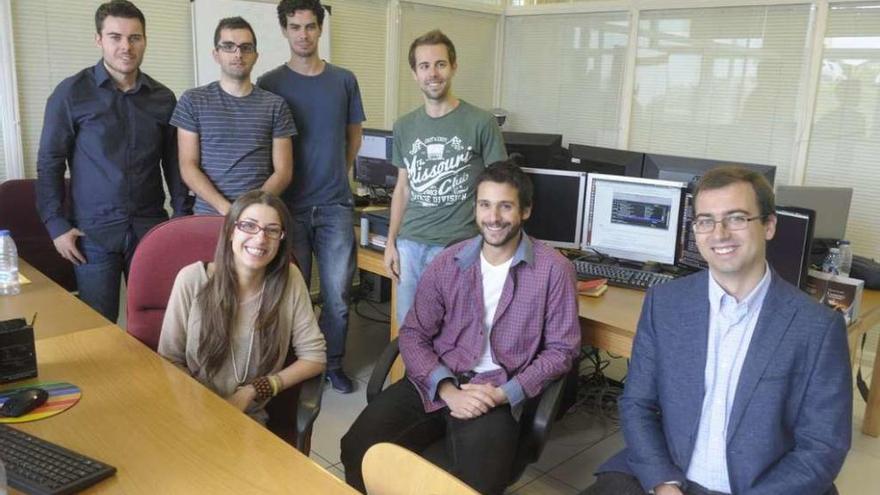 Equipo de Torusware, con su creador, Guillermo López, a la derecha.