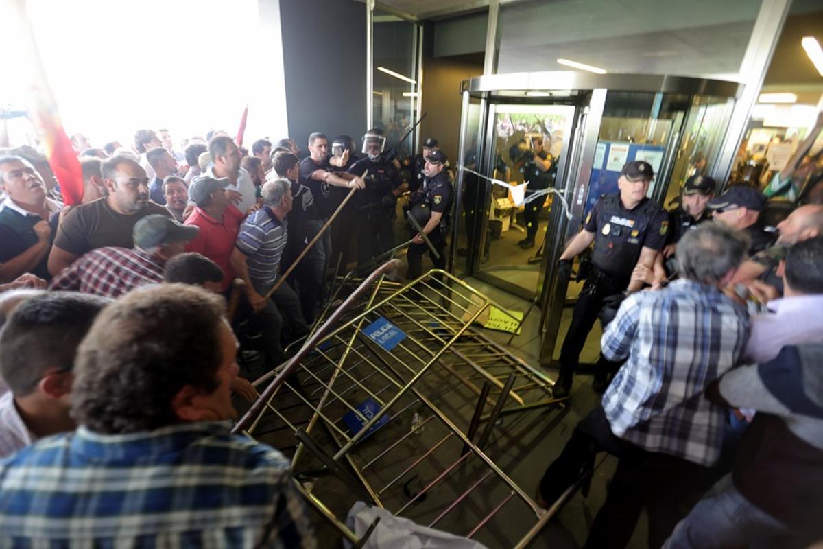 Protesta de ganaderos en Salamanca