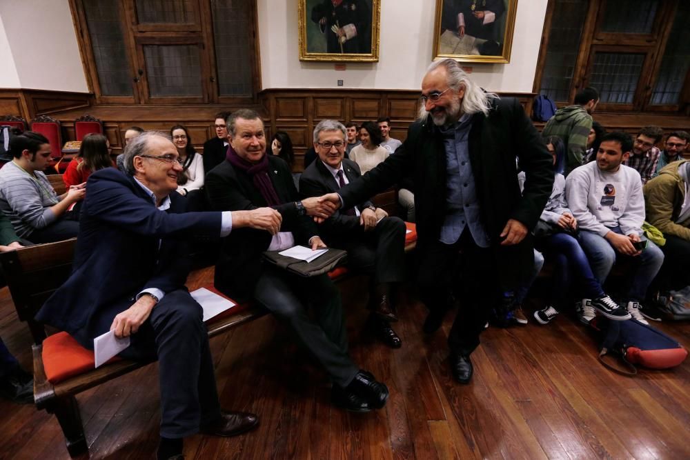 Acto de los candidatos a Rector de la Universidad de Oviedo