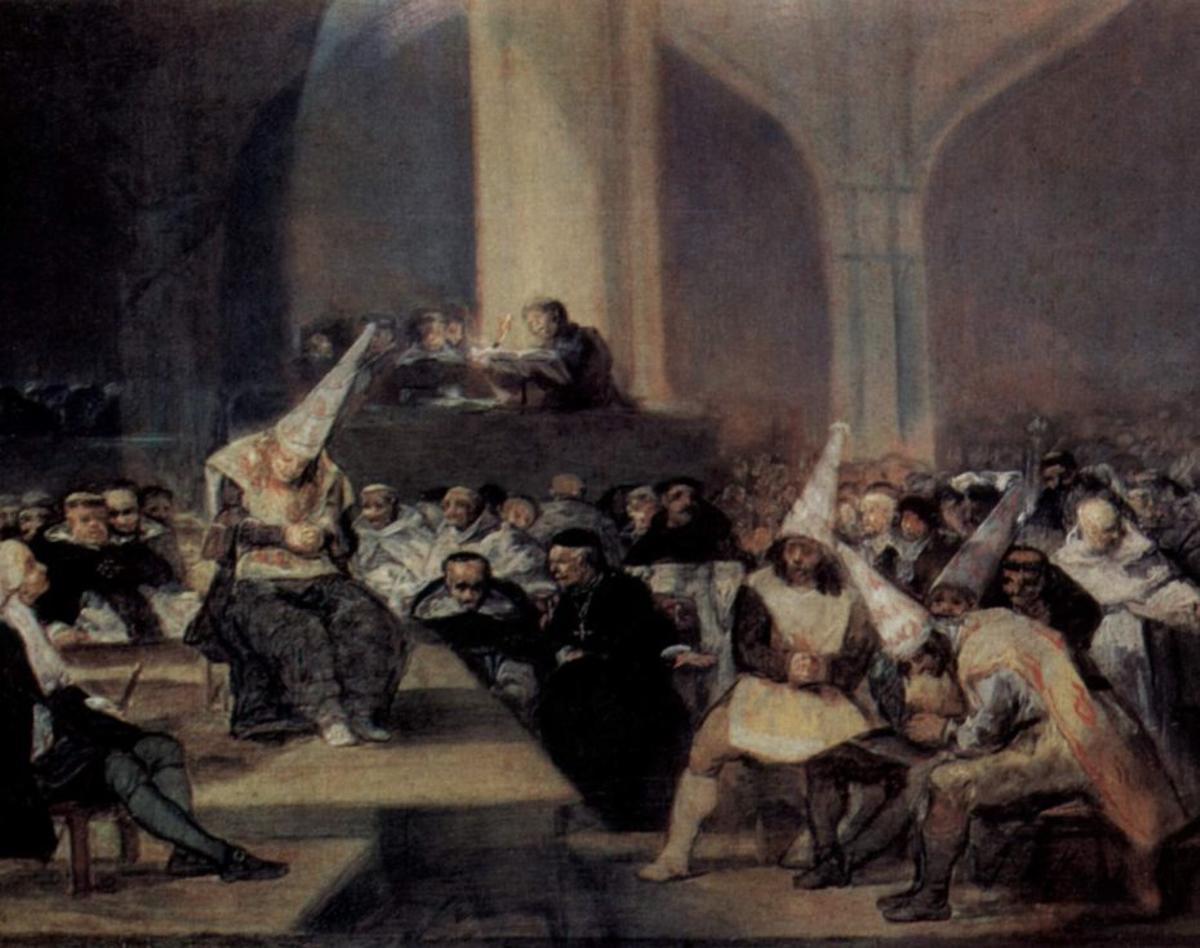 Auto de fe de la  Inquisición (Francisco de Goya).