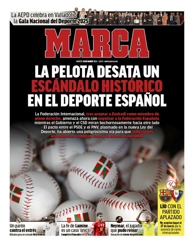 Las portadas de la prensa deportiva de hoy