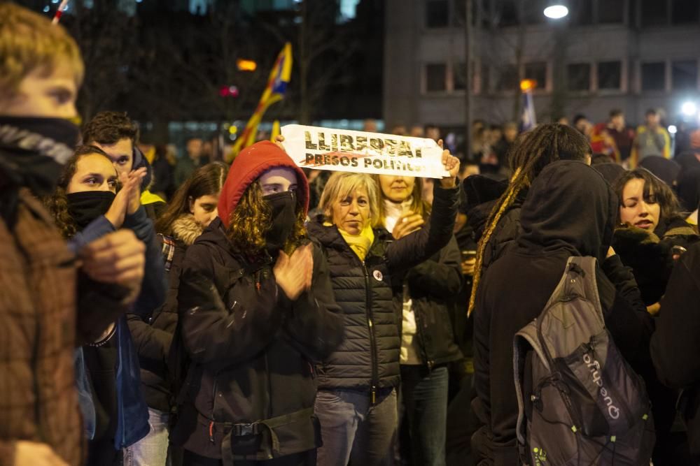 Concentració a Girona pel Consell de Ministres