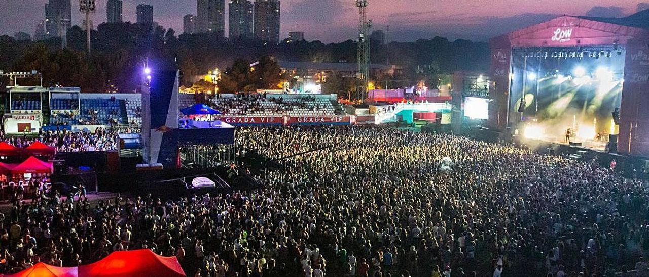 Imagen del Low Festival, que habitualmente se celebra a finales de julio en Benidorm, en la edición del pasado verano.