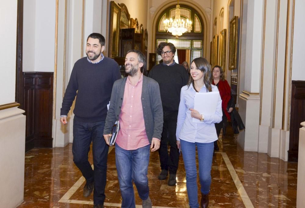 Pleno en el Ayuntamiento de A Coruña (12/12/16)