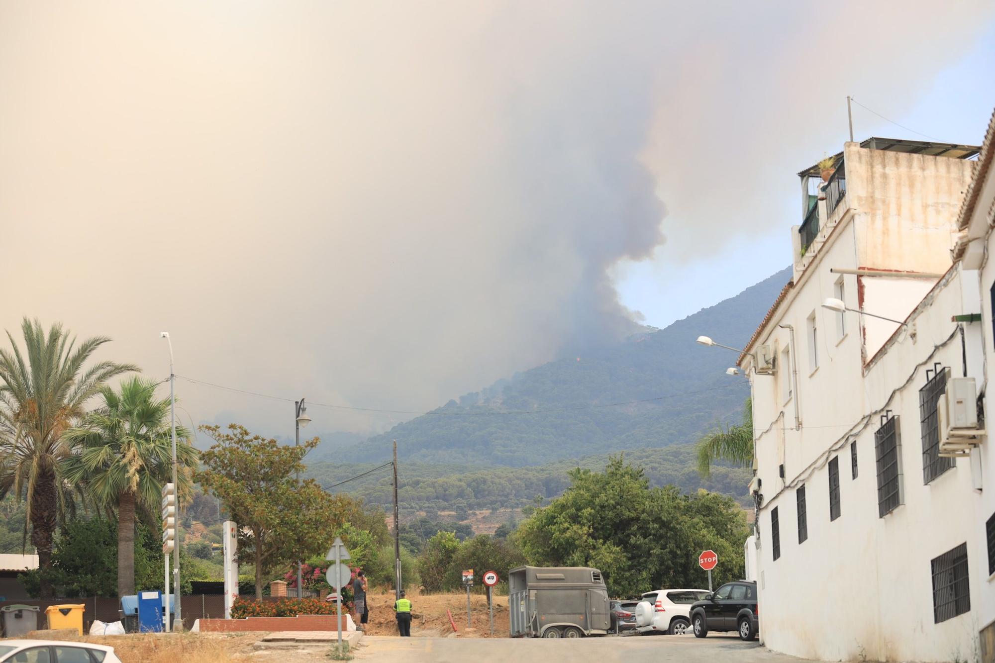 Declarado un incendio en la Sierra de Mijas