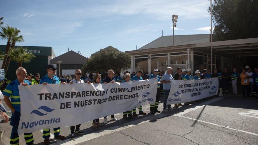 La plantilla de Navantia saldrá a la calle como medida de presión