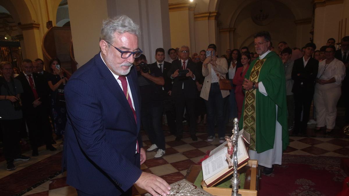Juan Manuel Gutiérrez durante la jura del cargo el pasado 2025.