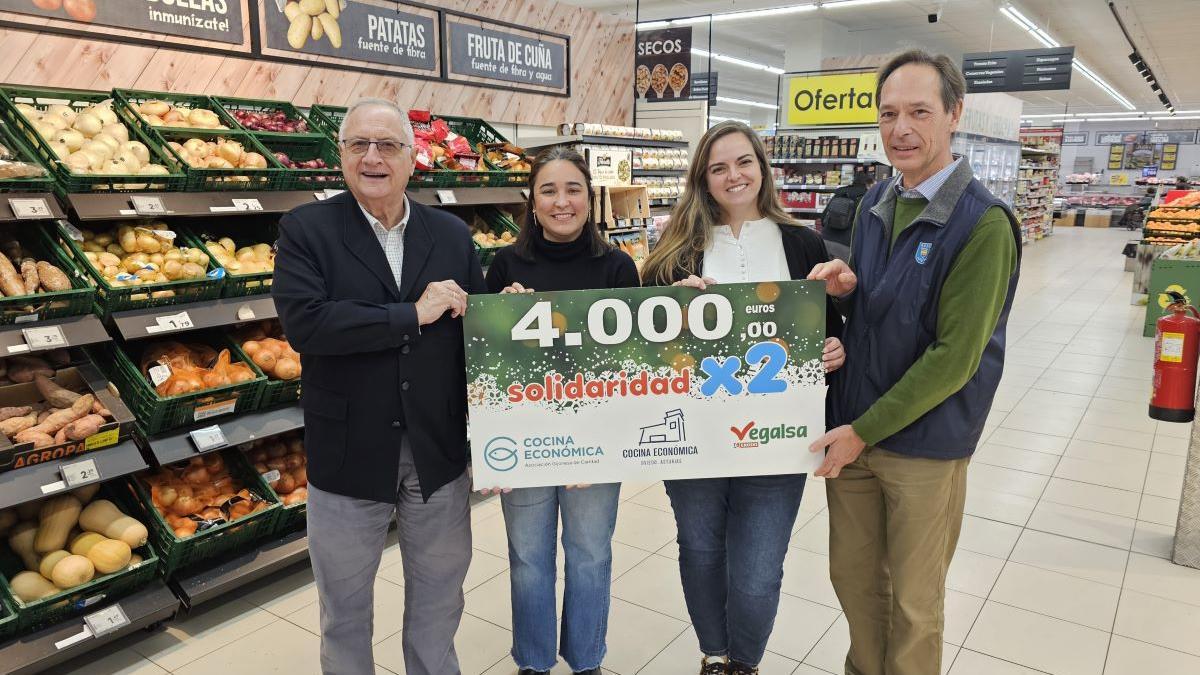 Donación especial de Navidad Vegalsa Eroski