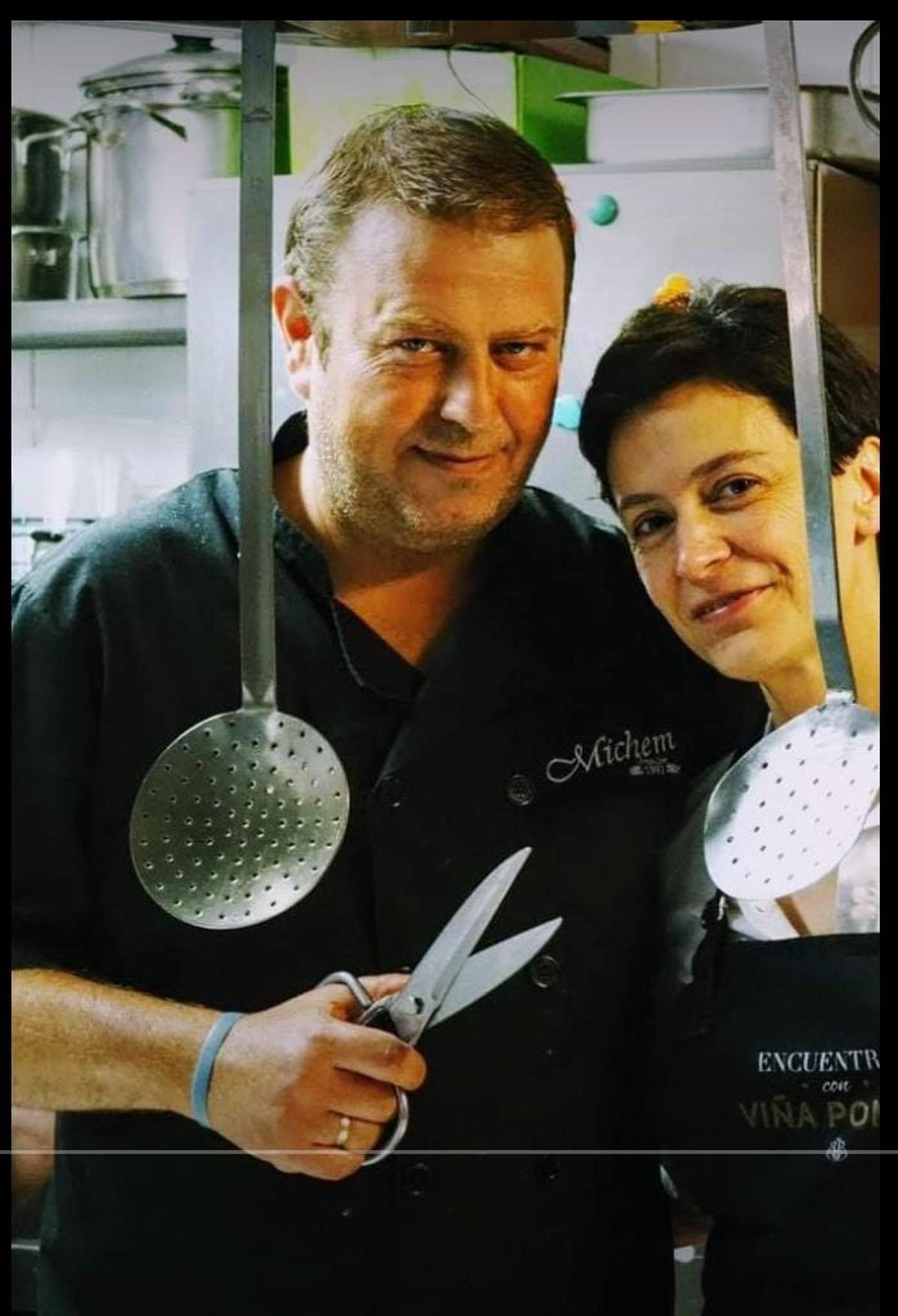 José María Ramos Delgado y Lorena Llaneza Cueva, del Restaurante Michem.