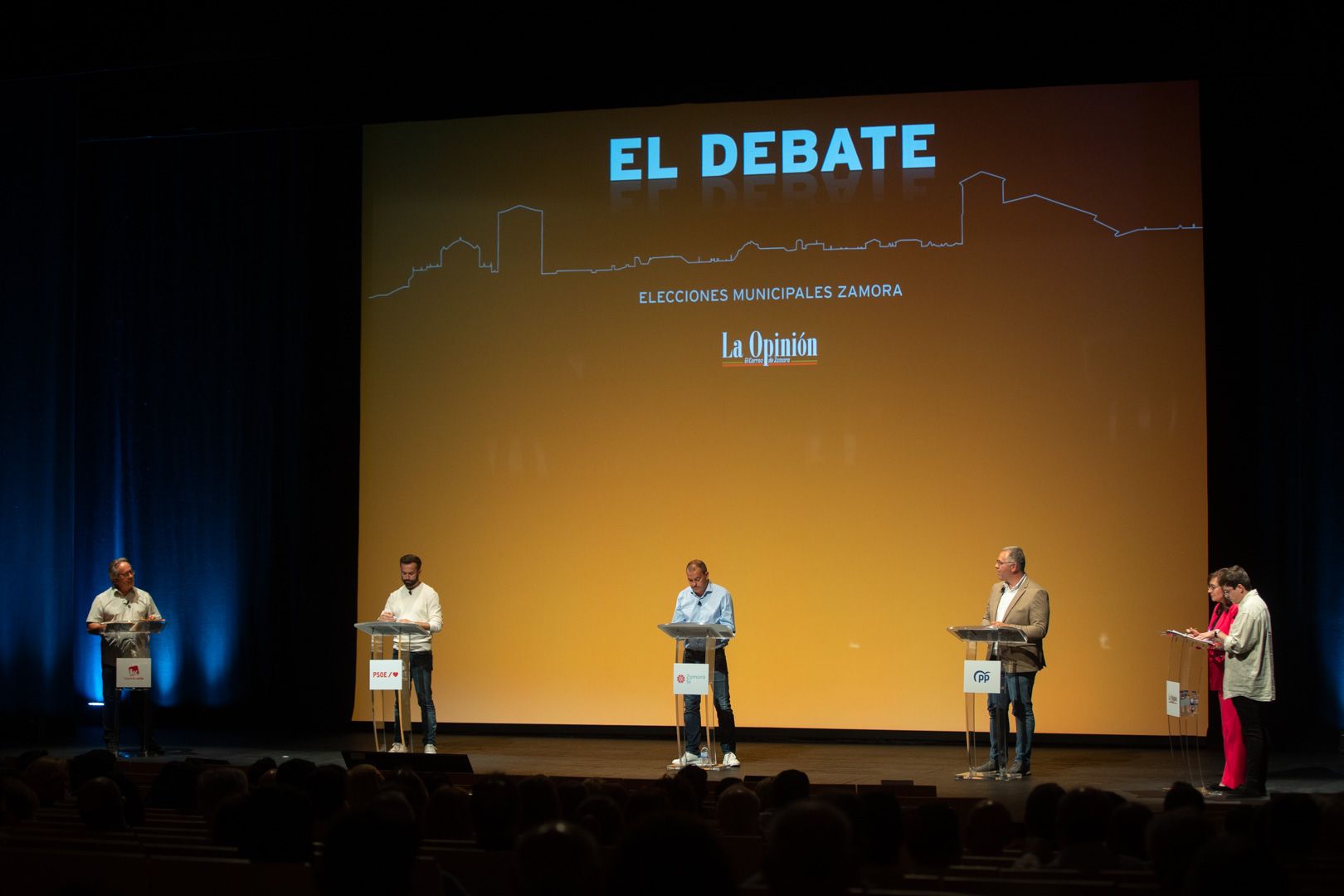 GALERÍA | El debate electoral de Zamora, en imágenes