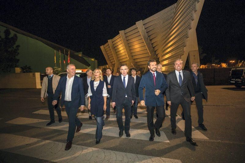 Mitin de Pablo Casado en Zaragoza el 6 de noviembre de 2019