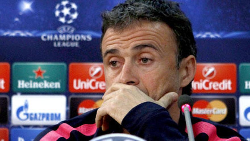 El técnico azulgrana, Luis Enrique.