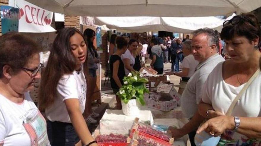 En la feria se vendieron entre 8.000 y 9.000 kilos de cerezas. | EL PERIÓDICO