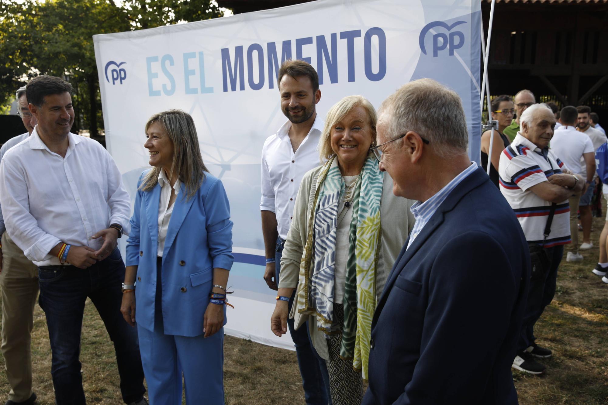 El cierre de campaña del PP de Asturias, en imágenes