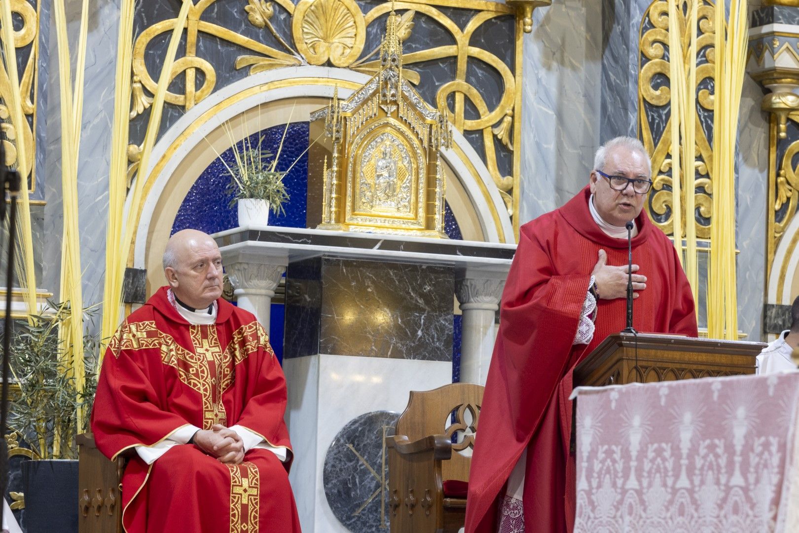 Bendición y procesión de Las Palmas en Torrevieja de Domingo de Ramos en la Semana Santa 2024