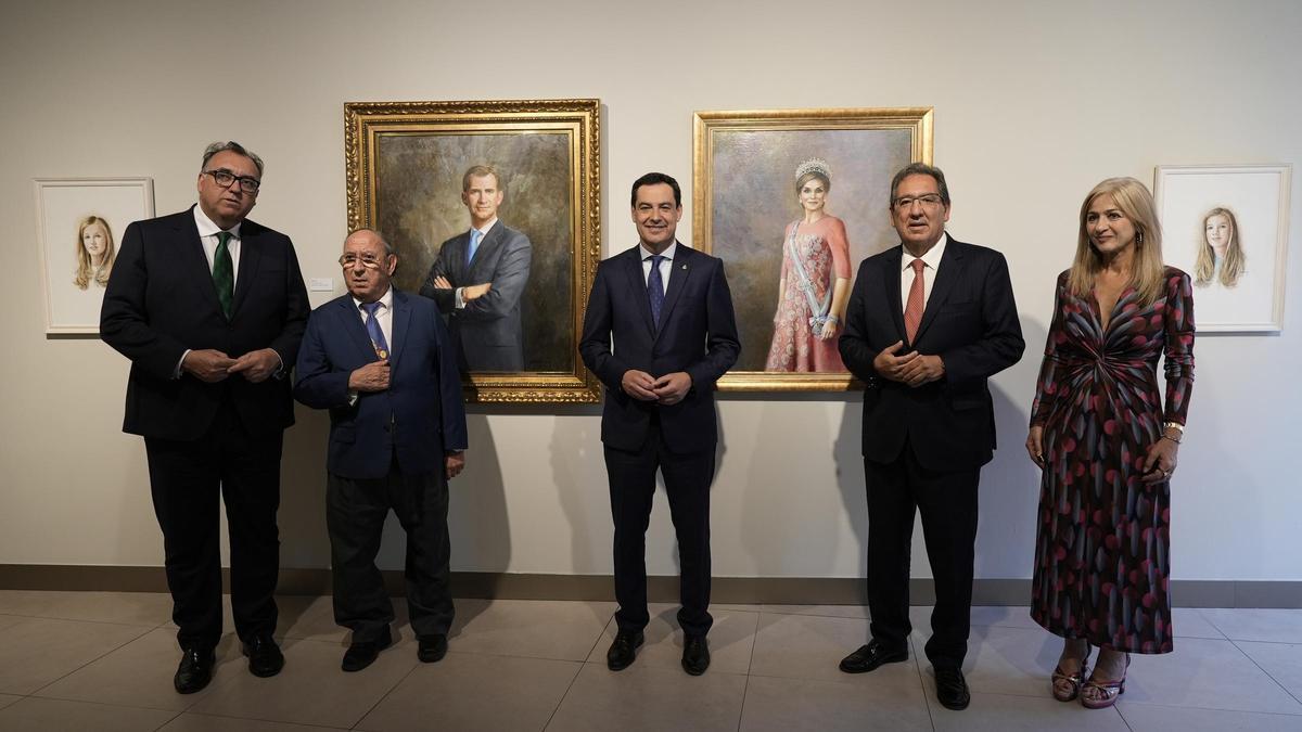 Inauguración de la exposición de Juan Valdés en la Fundación Cajasol