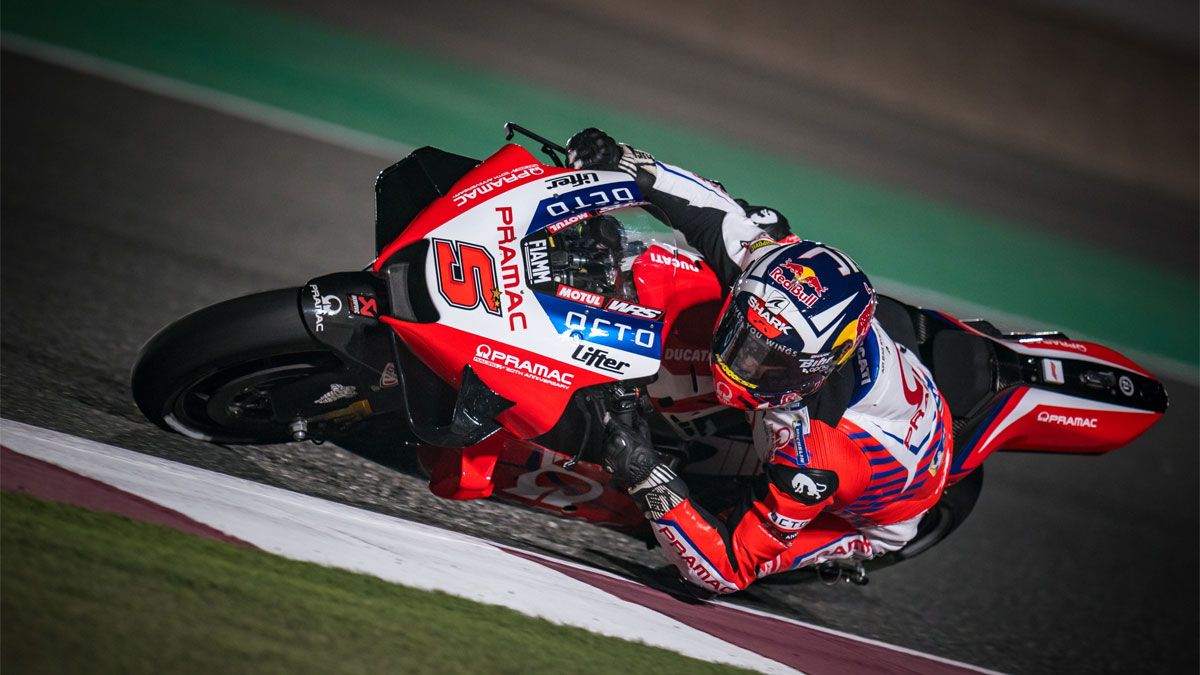 Johann Zarco batió el récord de velocidad con una MotoGP en Catar