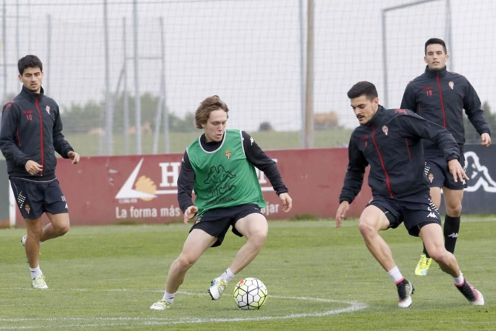 Entrenamiento del Sporting