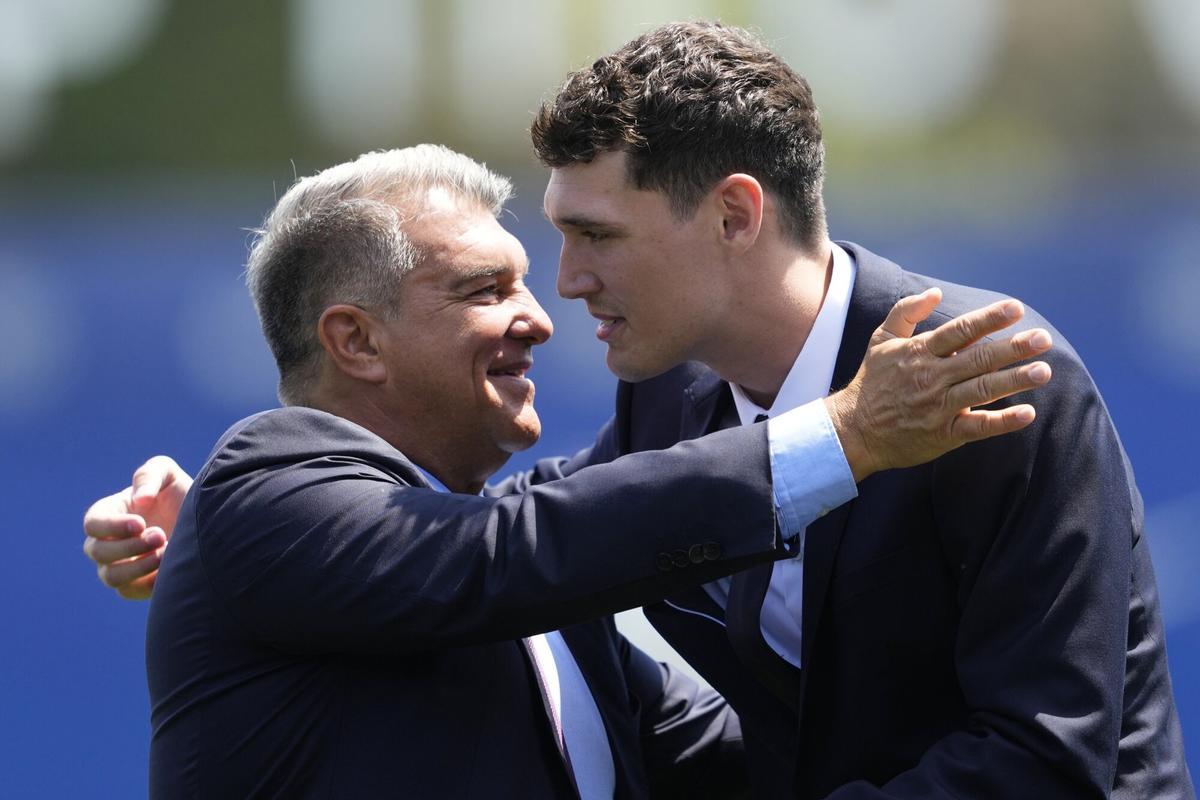 Laporta siente mucho aprecio hacia Christensen