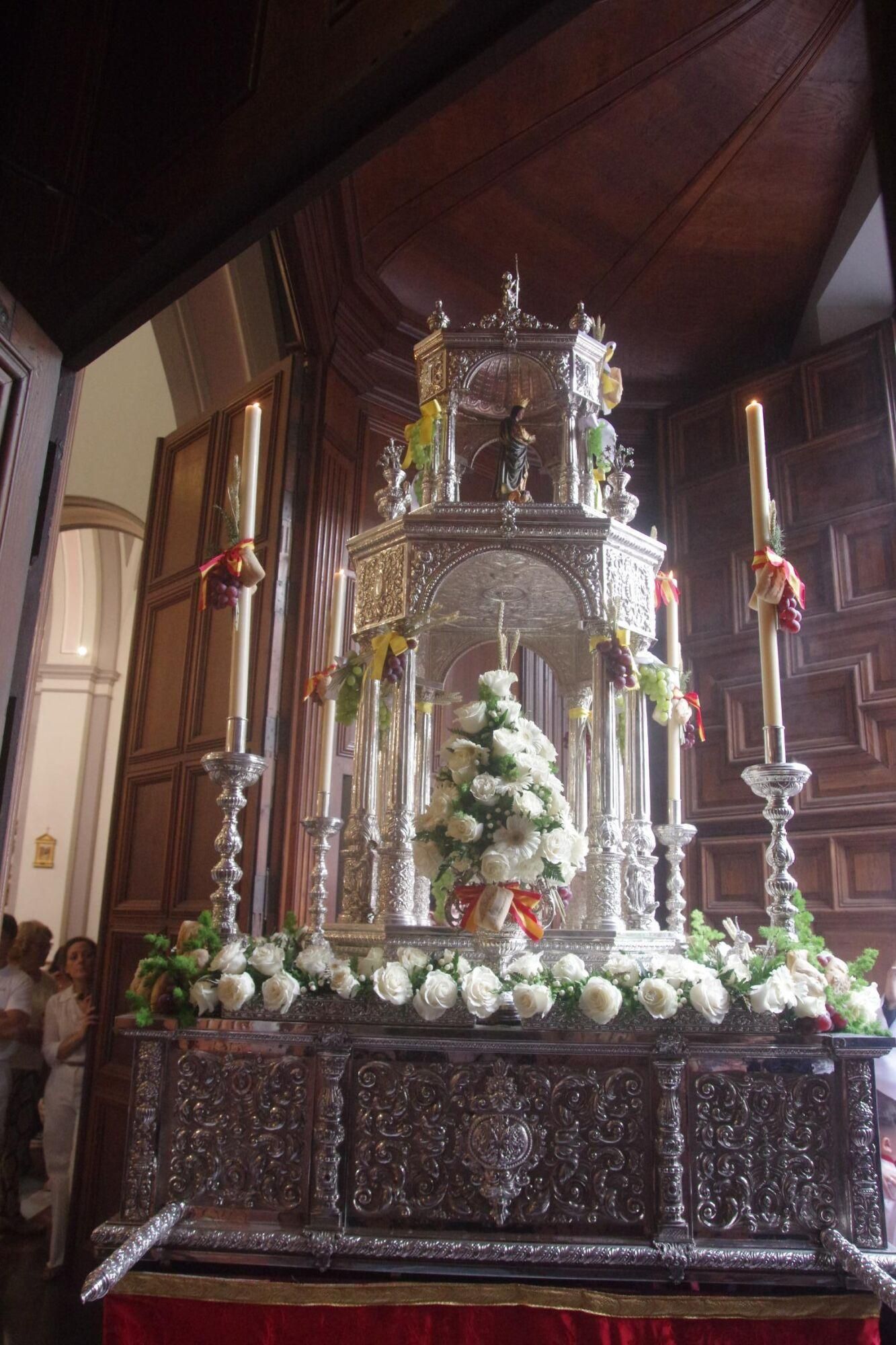 Imágenes de la procesión del Corpus, en Pedregalejo