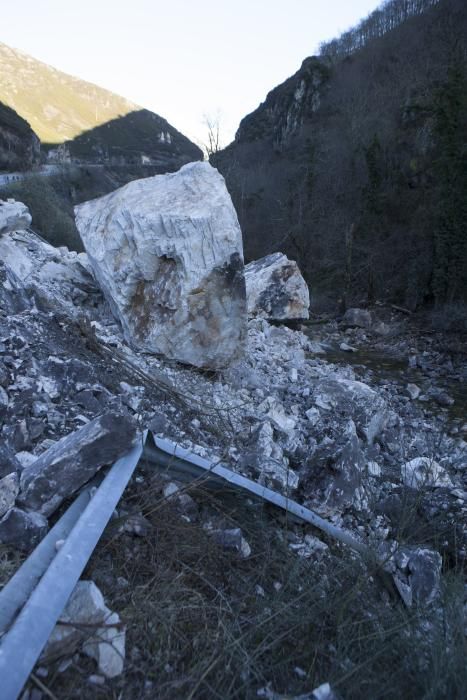 Cae una montaña y sepulta el acceso a Caso