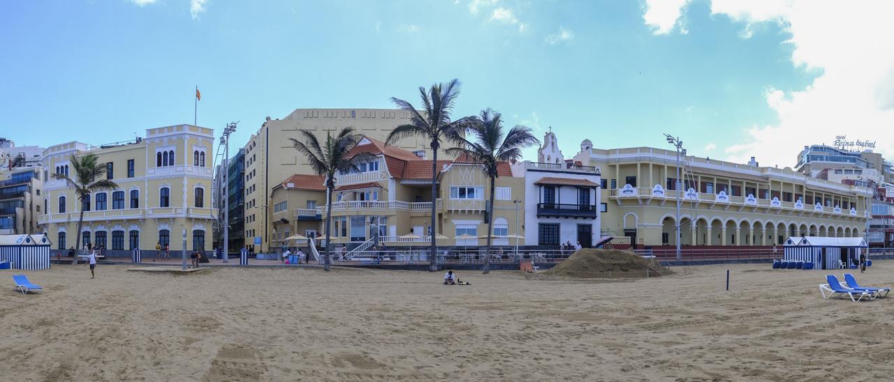 Vista del frente histórico de Las Canteras.