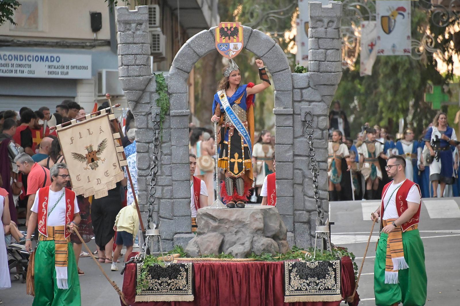 La Entrada del bando cristiano en San Blas, en imágenes