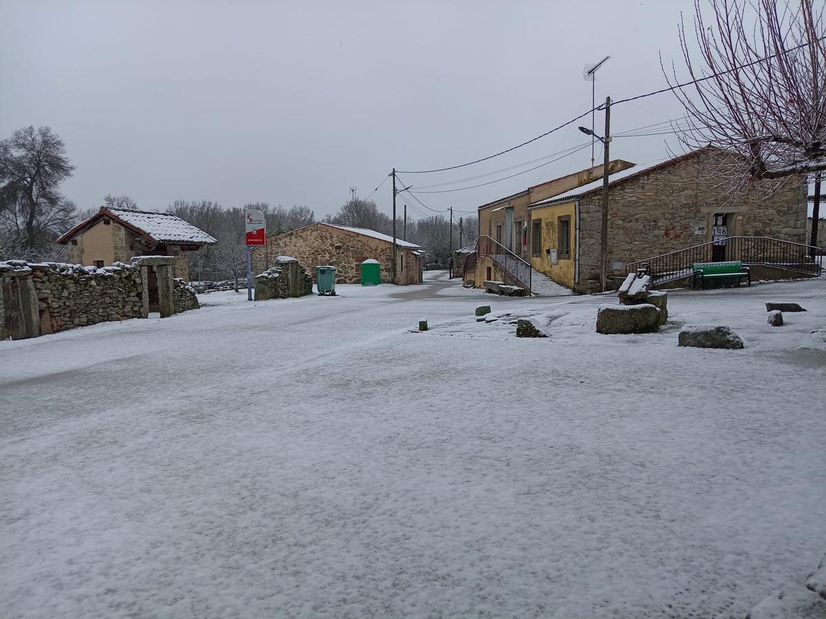 GALERÍA | La nieve cubre los pueblos de Sayago