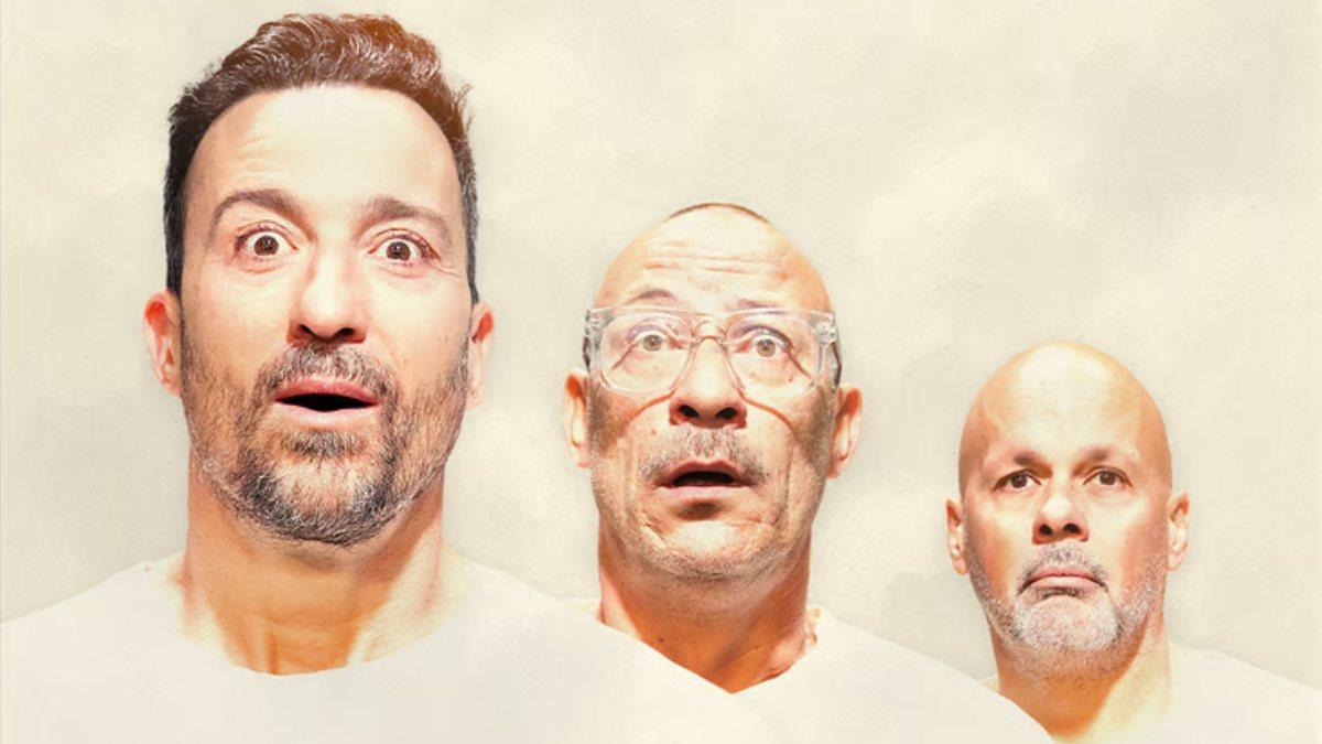 Pablo Puyol, Miguel Ángel Martín y Álvaro Carrero, elenco de la obra de teatro "Nada"
