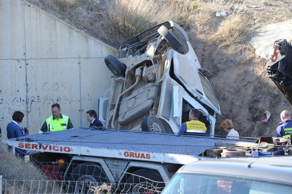 Grave accidente en la autovía Lorca-Águilas