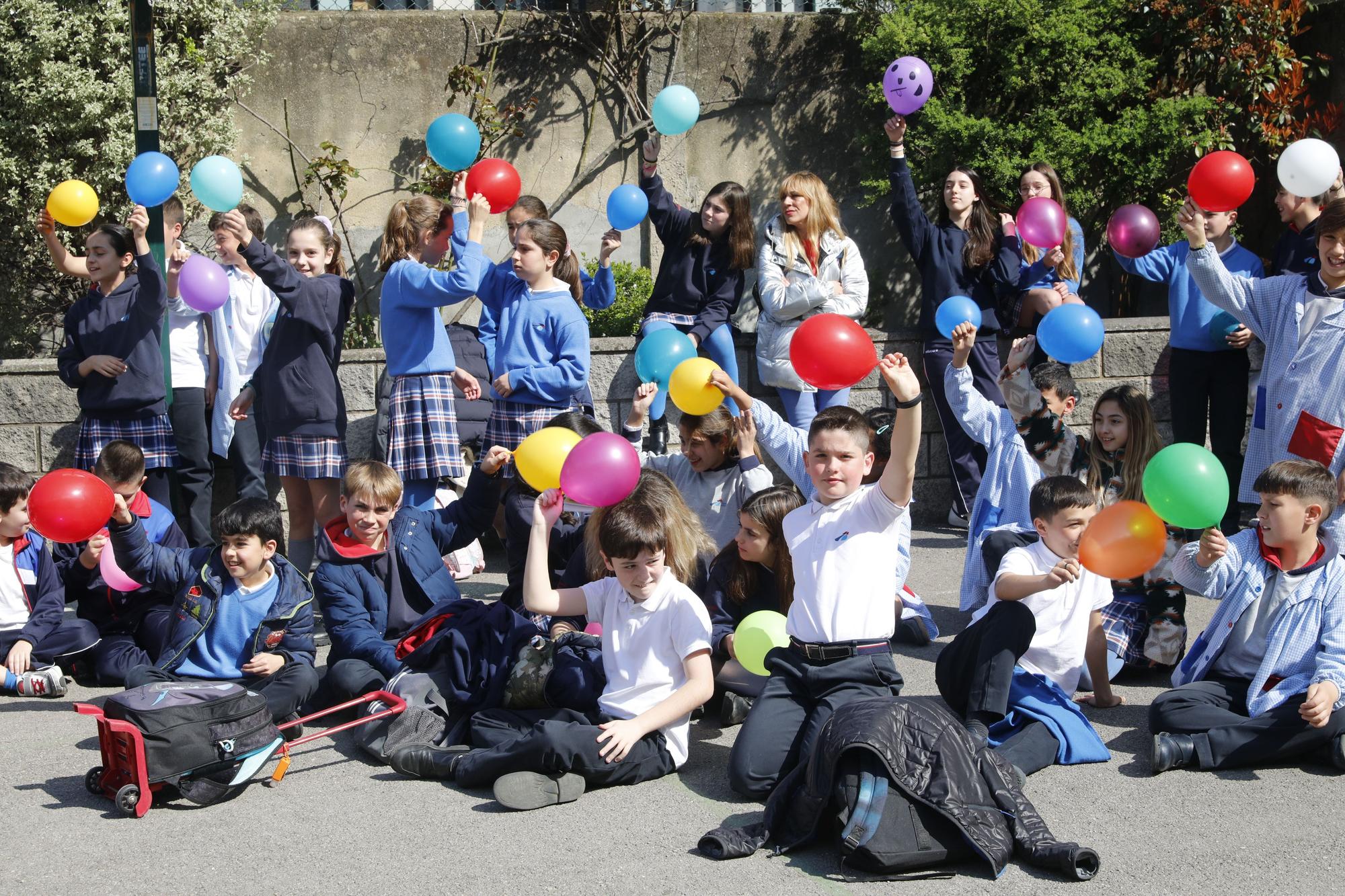 En imágenes: El colegio La Milagrosa de Gijón celebra el Día Mundial del Síndrome de Down