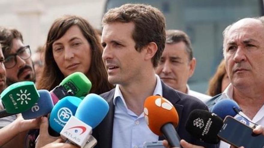 El presidente del PP, Pablo Casado.