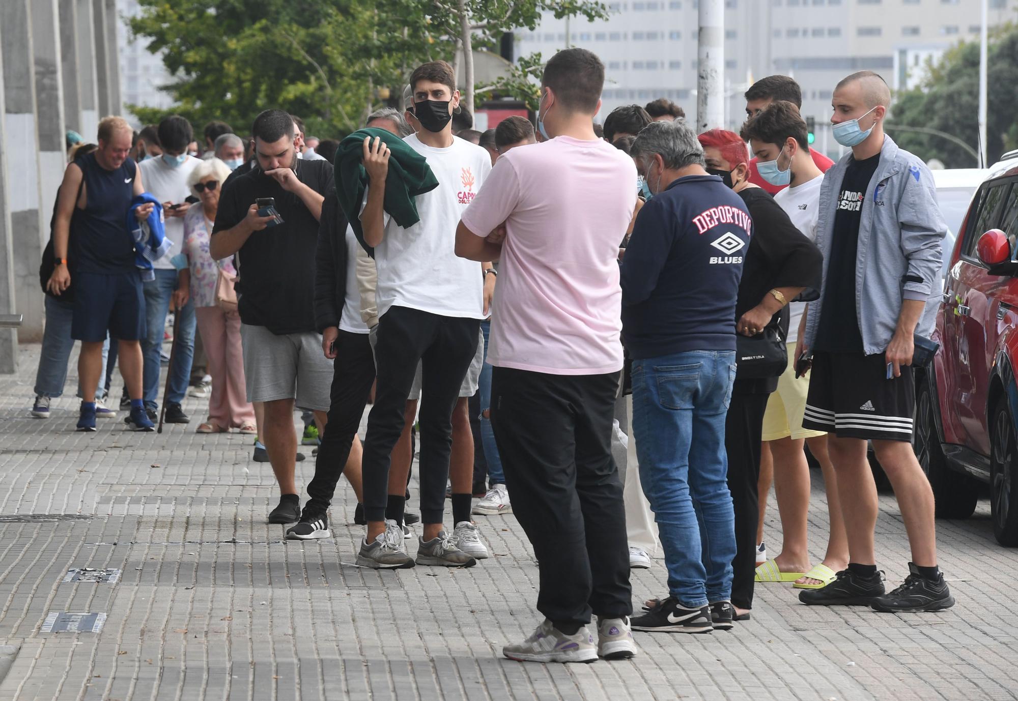 La afición del Dépor agota las 369 entradas enviadas por Unionistas en dos horas