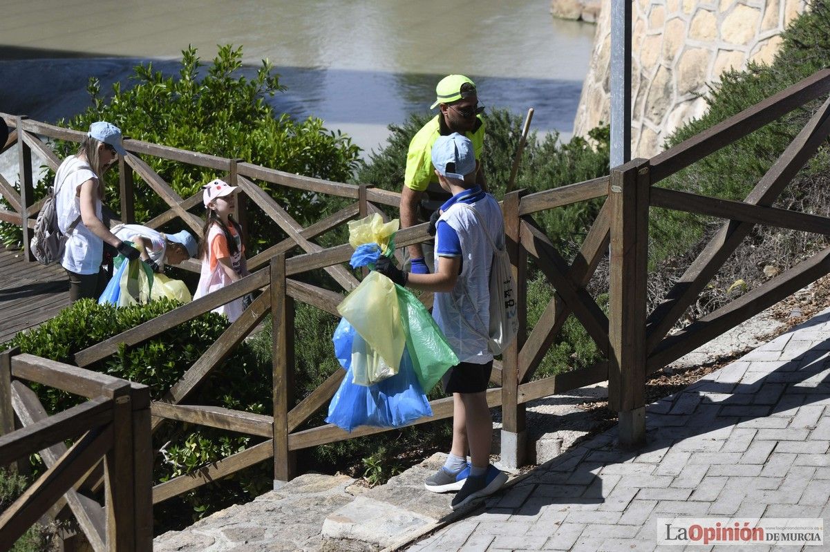 Todas las imágenes del reto de limpieza del río Segura en Murcia