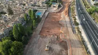 Así van las obras de la balsa de laminación contra inundaciones en el barrio de Doña Inés de Torrevieja