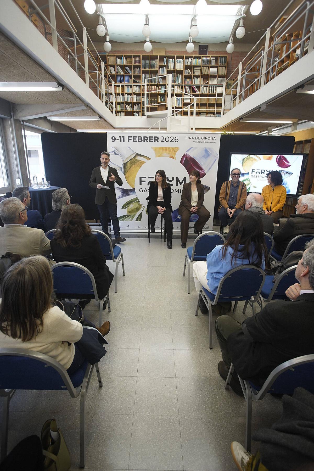Girona. Escola d'Hostaleria presentació del Fòrum Gastronòmic protagonista l'escudella