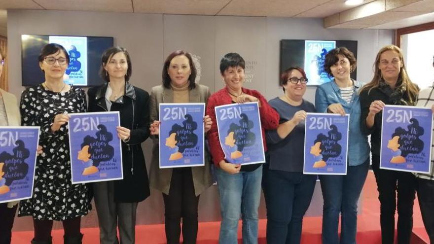 Imagen de la rueda de prensa celebrada hoy en el Ayuntamiento de Alicante